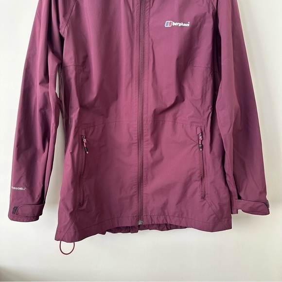 Berghaus-Womens Light Trek Hydroshell Jacket in Maroon/Burgundy - Picture 13 of 15